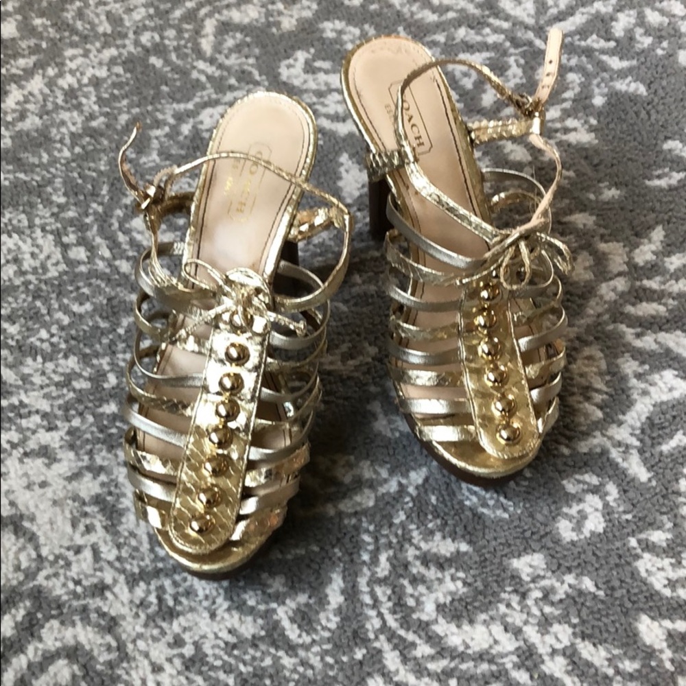 Coach Sarafina Strappy Heels